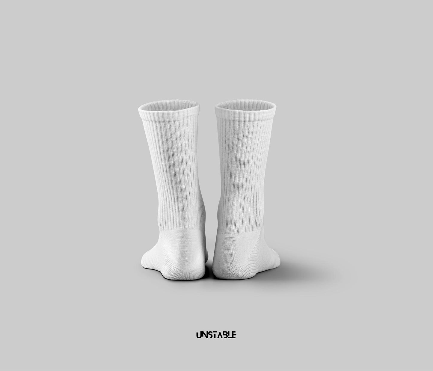 Unstable Classic white Training Crew Socks